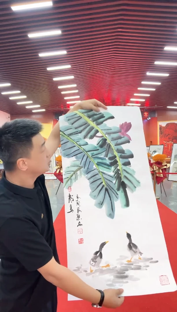 国画三尺宣纸画芯清夏