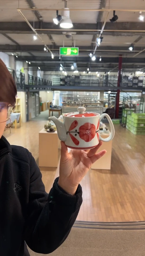 【闪购商品】瓷片廻り花 MS軽量ポット