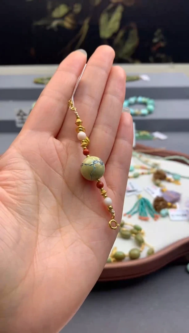 未镶嵌提溜南红玛瑙茜.E136