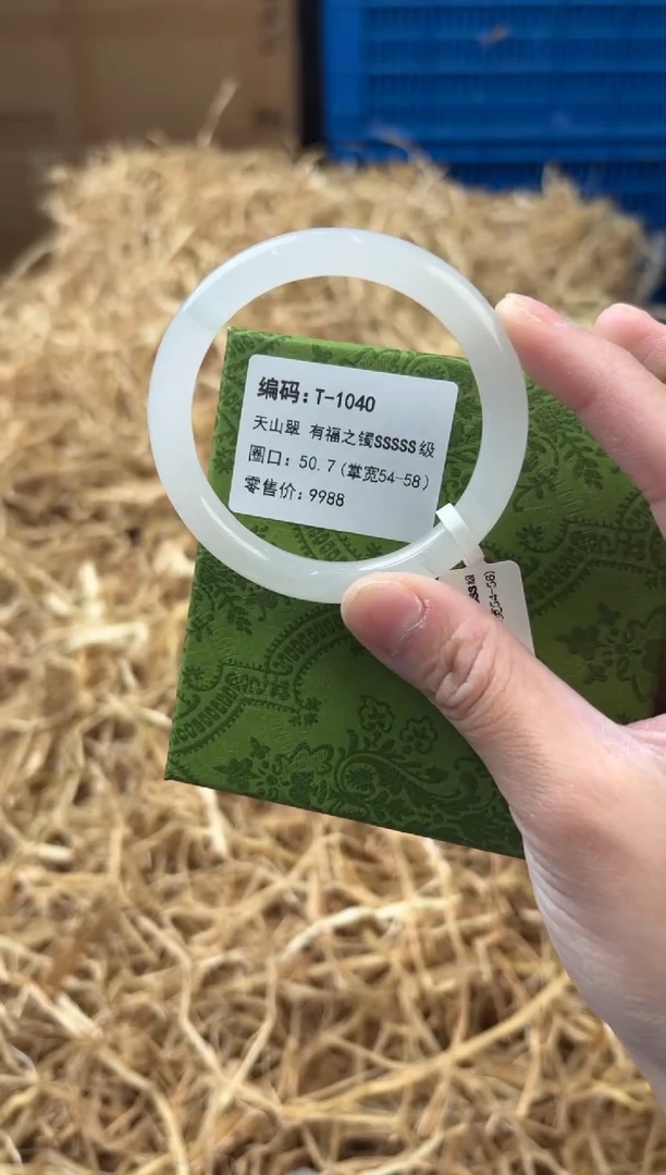未镶嵌手镯石英质玉T-1040