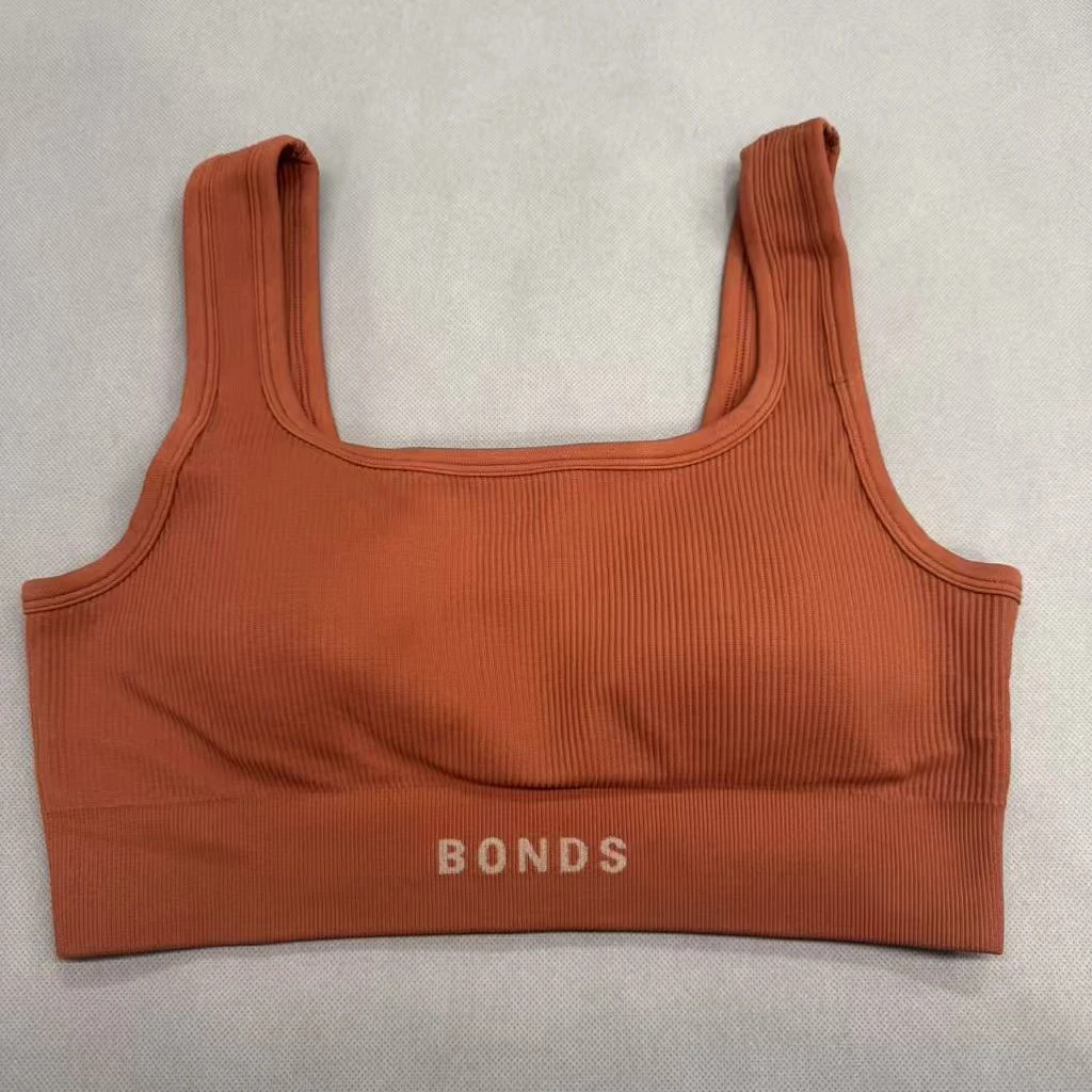 大码无缝针织系列可拆卸双肩带运动文胸