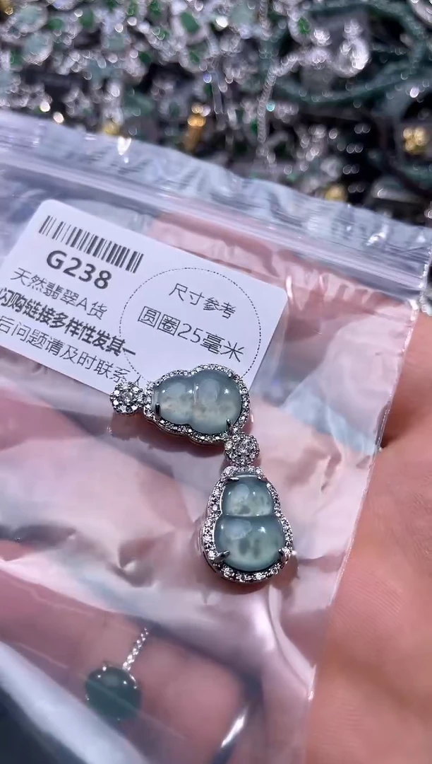 【闪购商品】翡翠颈饰未镶嵌G238多样性发其一