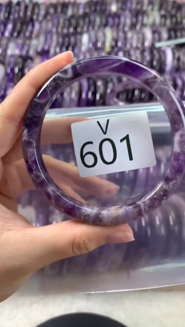 【闪购商品】水晶水晶手镯V未镶嵌601-64