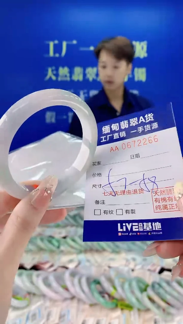 未镶嵌手镯翡翠66