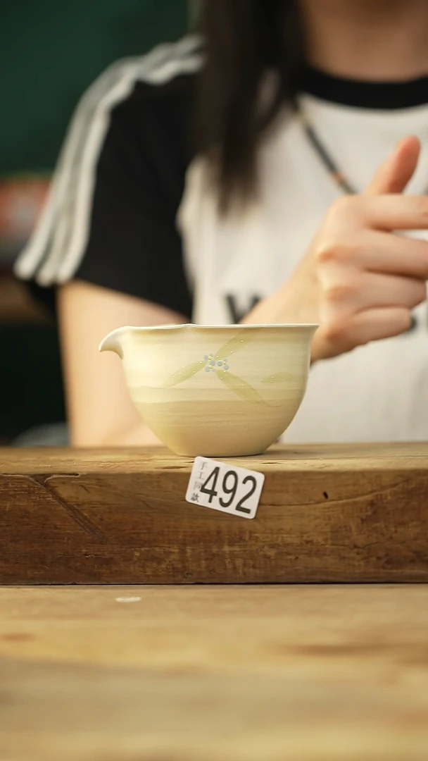 瓷片粉引·系列/设计师 牧渔 款