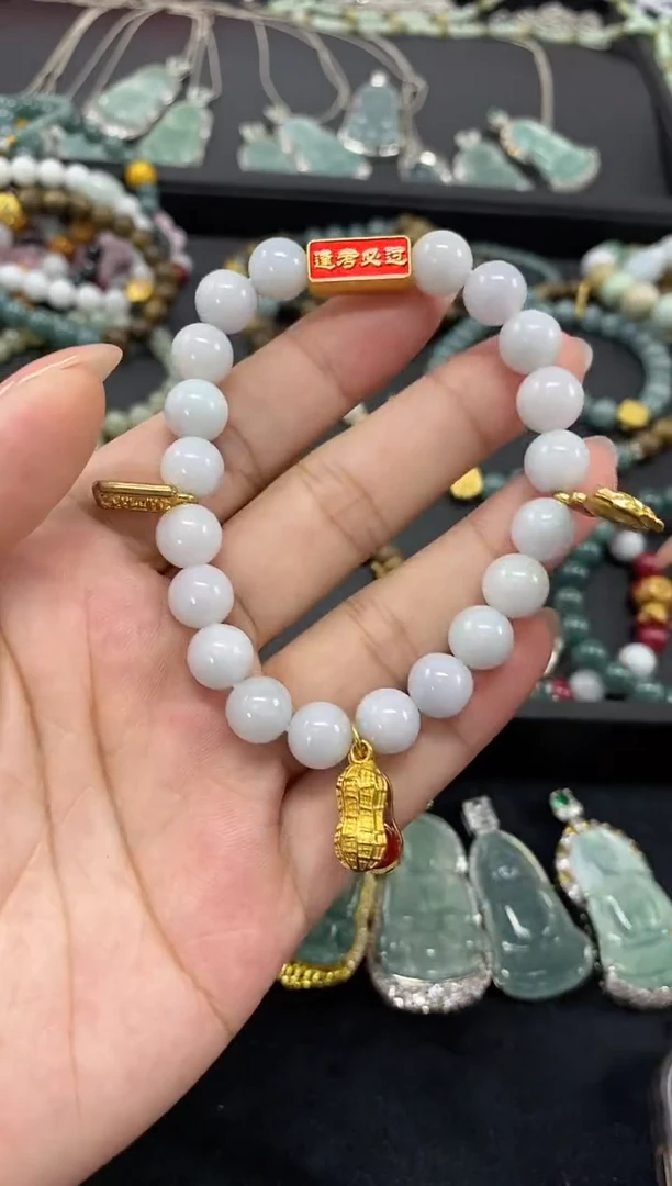 未镶嵌手链翡翠diy手串