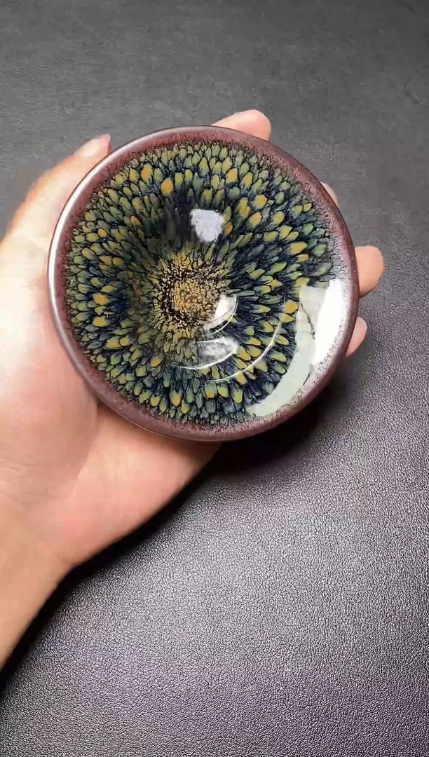 茶盏建窑建盏茶器主人杯39