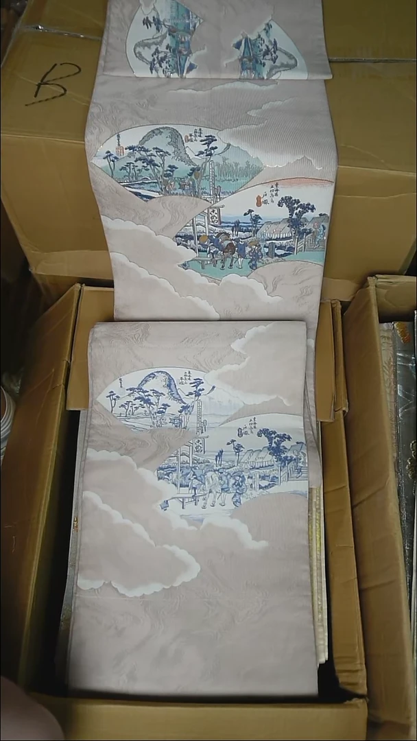 织绣105 六通东海道五十三次图