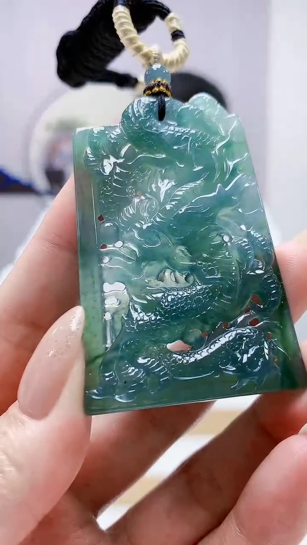 未镶嵌定制翡翠4898MM-毛货挂件79