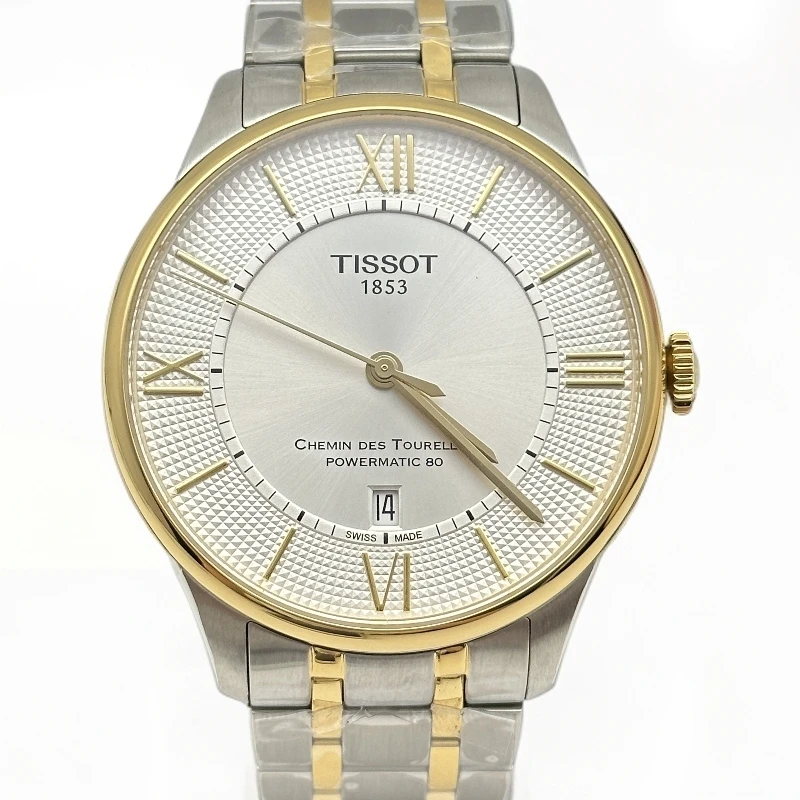 99新 Tissot/天梭 杜鲁尔/臻耀/男士机械间金/T099/公价7100/42MM