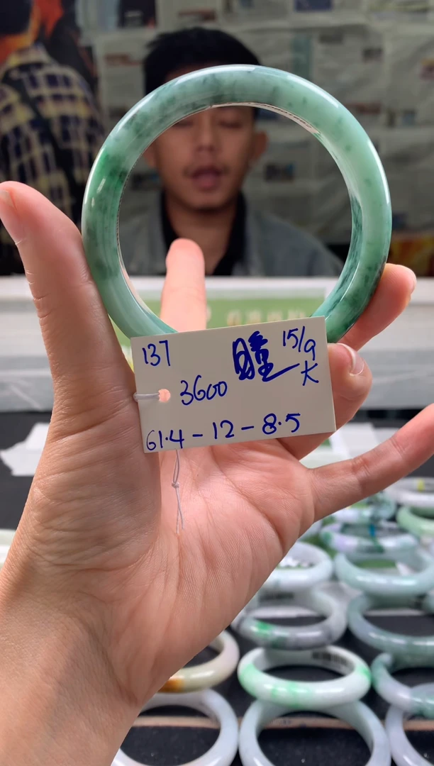 未镶嵌手镯翡翠瞳翡翠手镯 下单联系小耳机#137