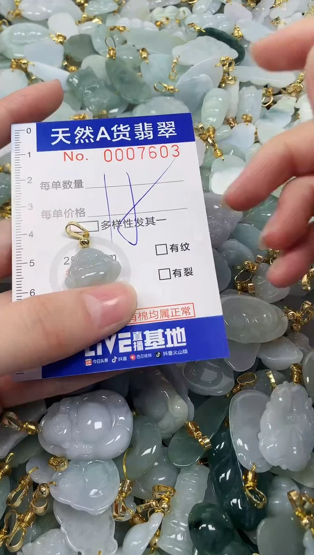 颈饰未镶嵌翡翠天然a货翡翠