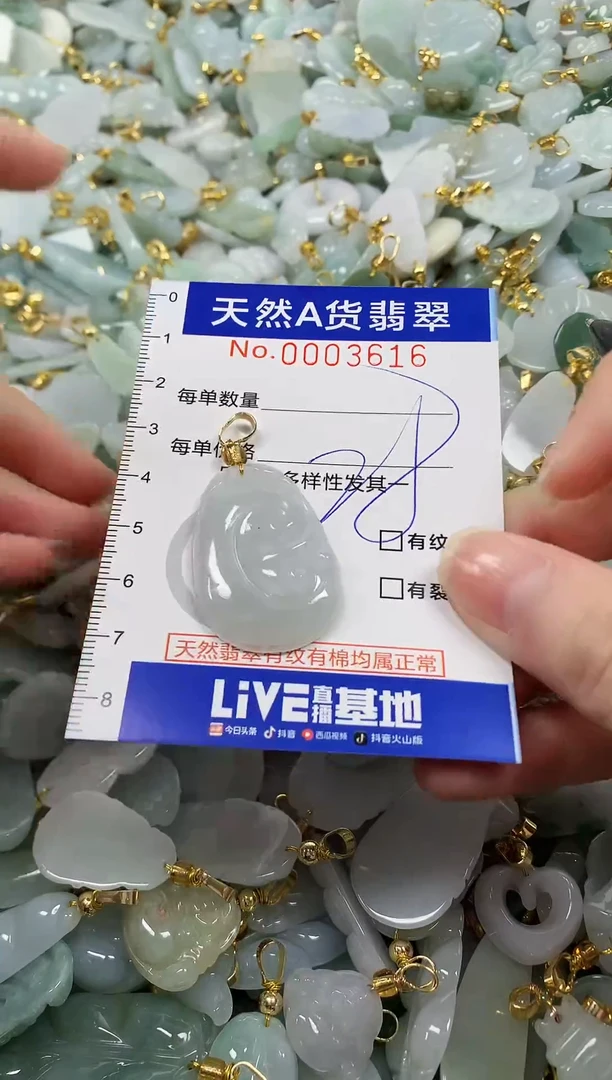 颈饰未镶嵌翡翠纯天然a货翡翠