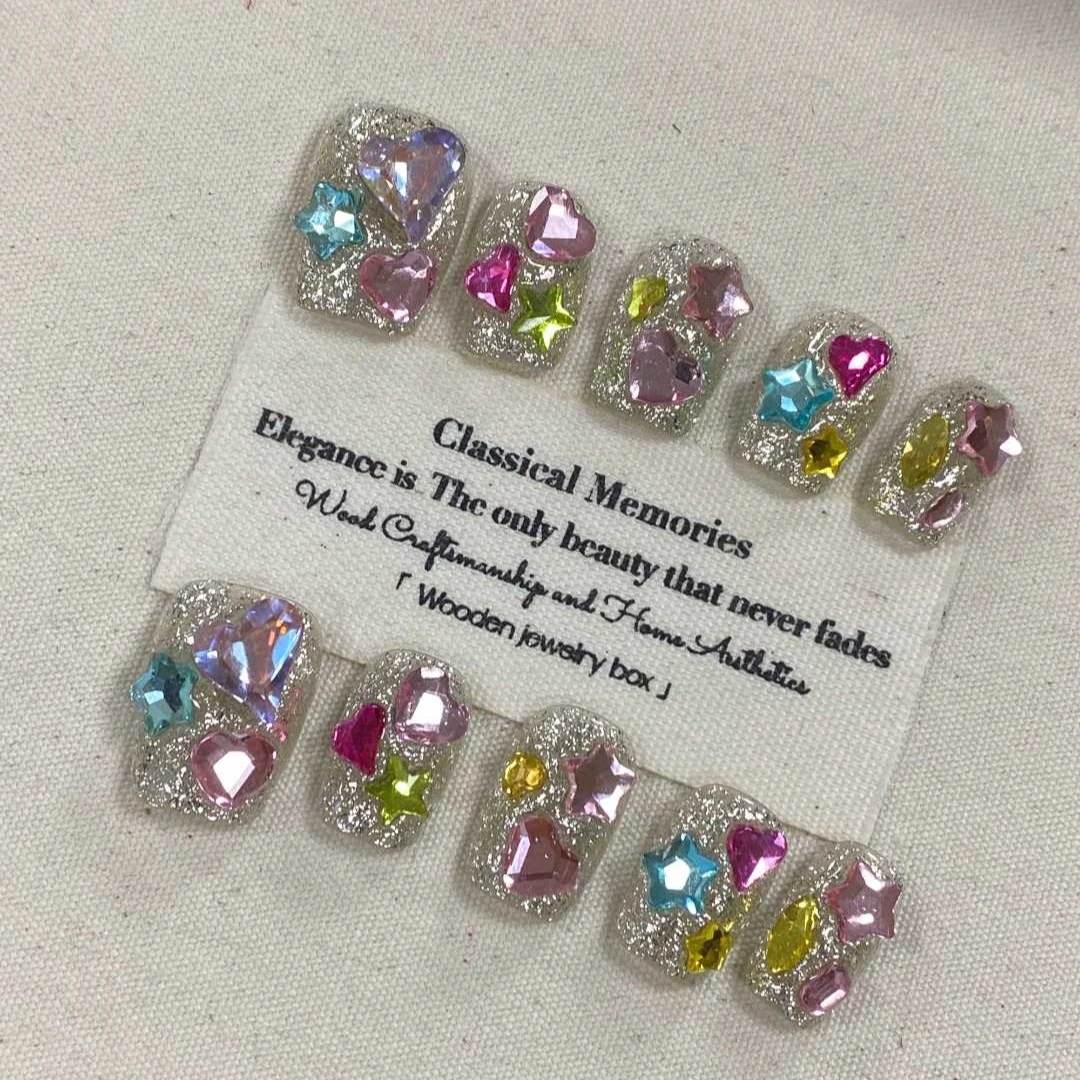 高货体验【潘多拉】纯手工轻奢美甲穿戴甲（送高级工具包）穿戴甲