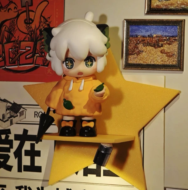 新款罗小黑战记2周边桌面摆件5cmQ版小人树脂收藏桌面装饰DIY纪念