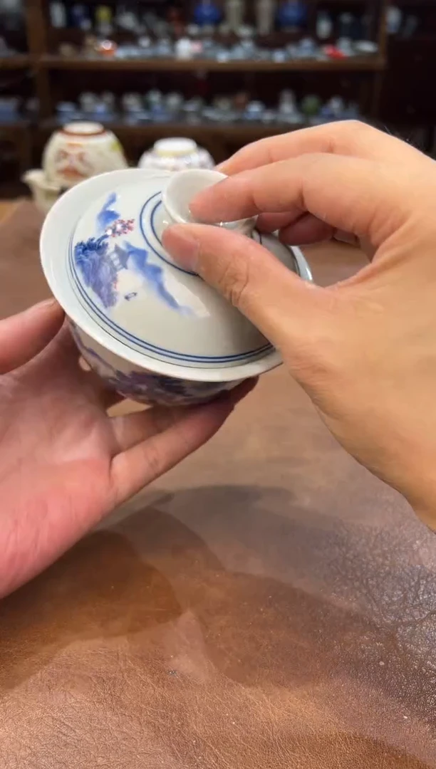 真的很便宜超好看会开片的旅行茶具