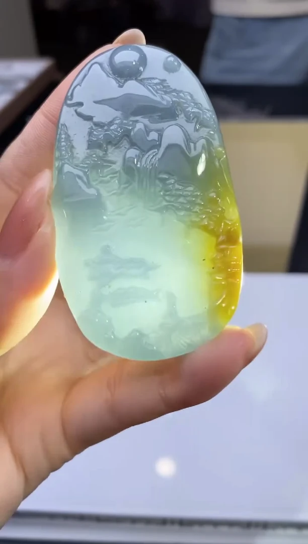 颈饰未镶嵌翡翠41690