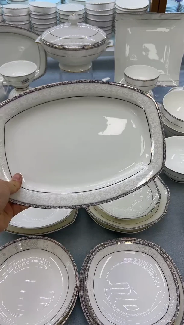 骨瓷 玲珑12方鱼1个