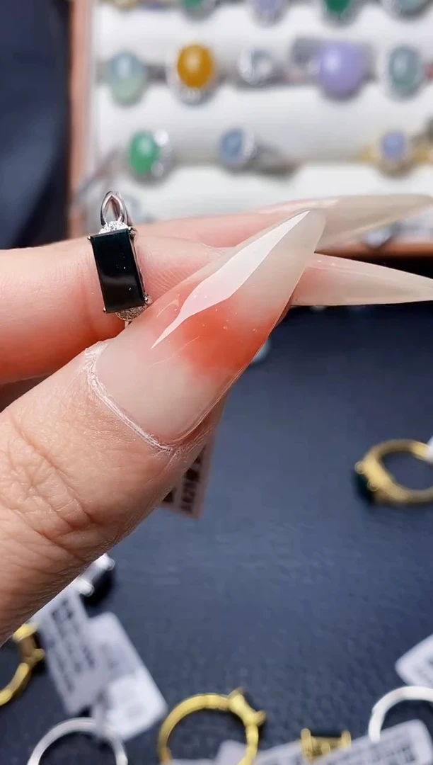 银S925镶嵌戒指翡翠2140