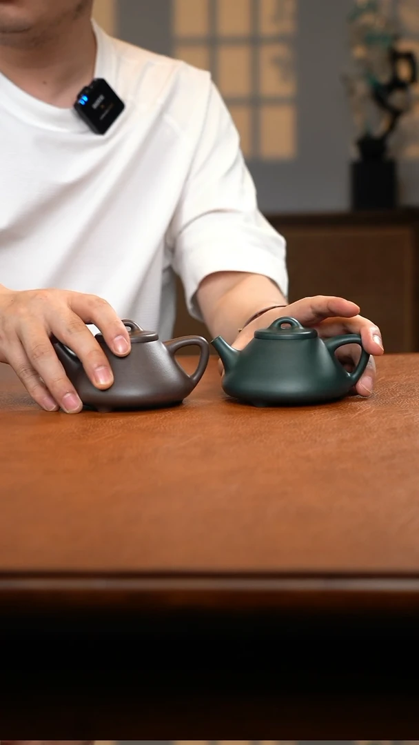 茶壶紫砂执素 子冶石瓢 两把  1111