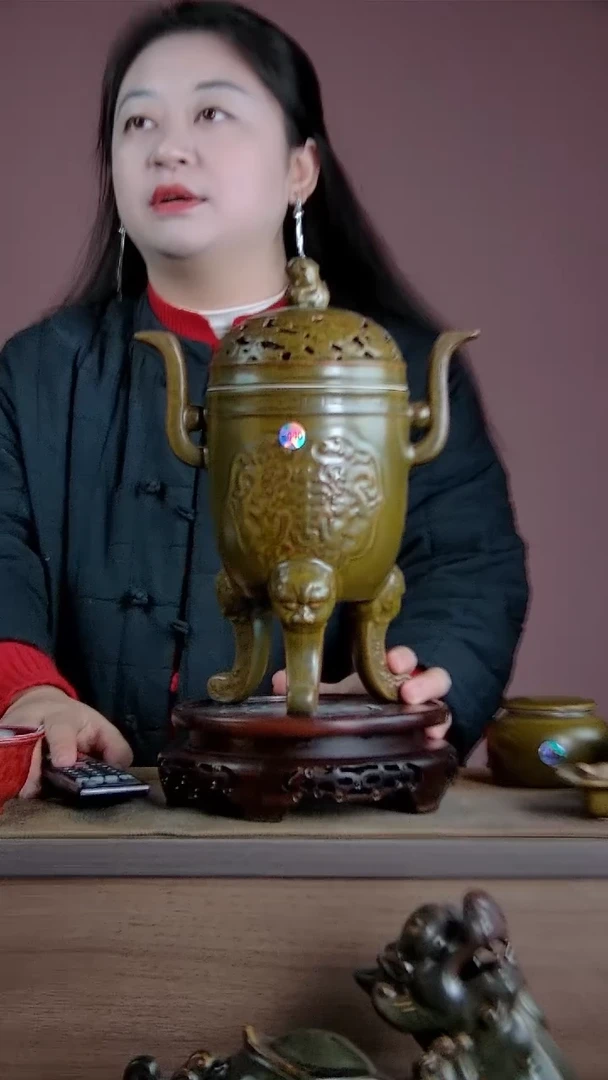 【闪购商品】景韵堂仿清茶叶末釉