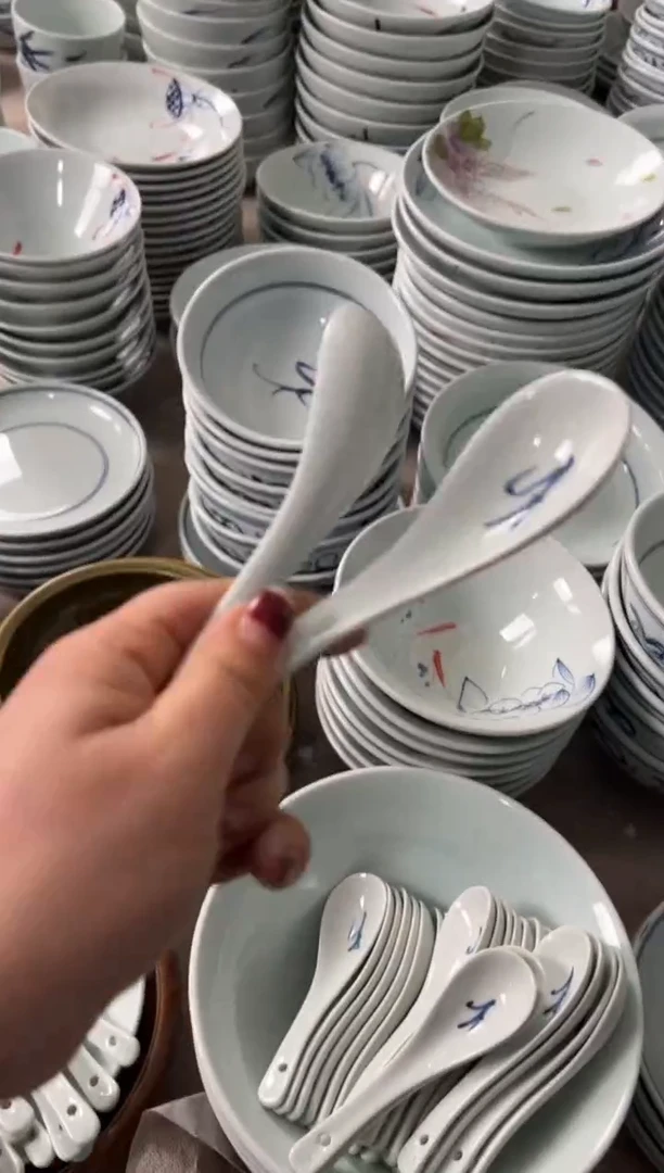 明舟微瑕福利山茶花汤勺（2只装）