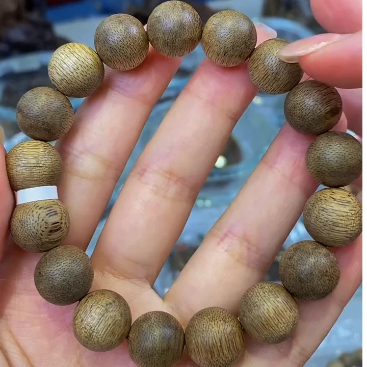 沉香E784文莱1.2单圈沉香手串