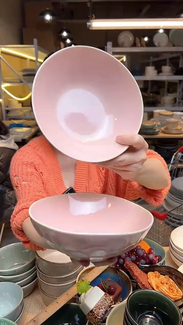 瓷200外贸尾货高温釉下彩陶瓷餐具默认微瑕