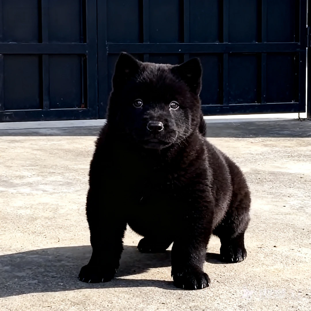 五黑犬幼犬聪明大型犬猫耳狗护主幼宠土狗看家护院看门狗活物便宜