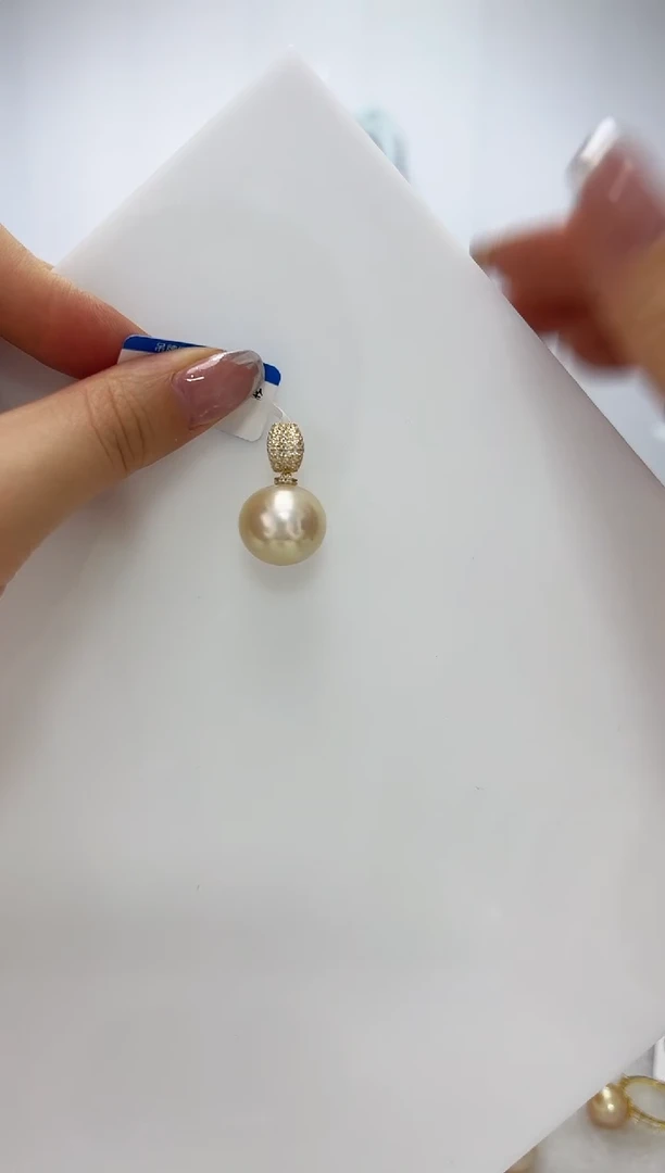 【闪购商品】海水珍珠DA银S925镶嵌吊坠 V3375