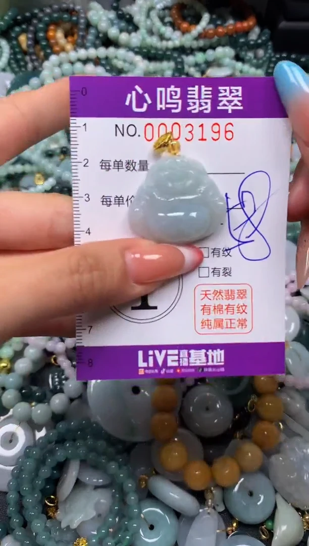 翡翠未镶嵌颈饰闪购003196