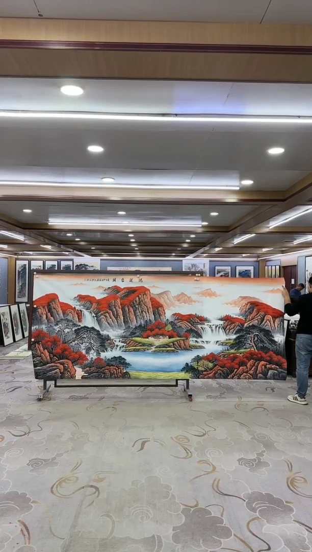 绘画一-刘雪红-大丈二-山水国画