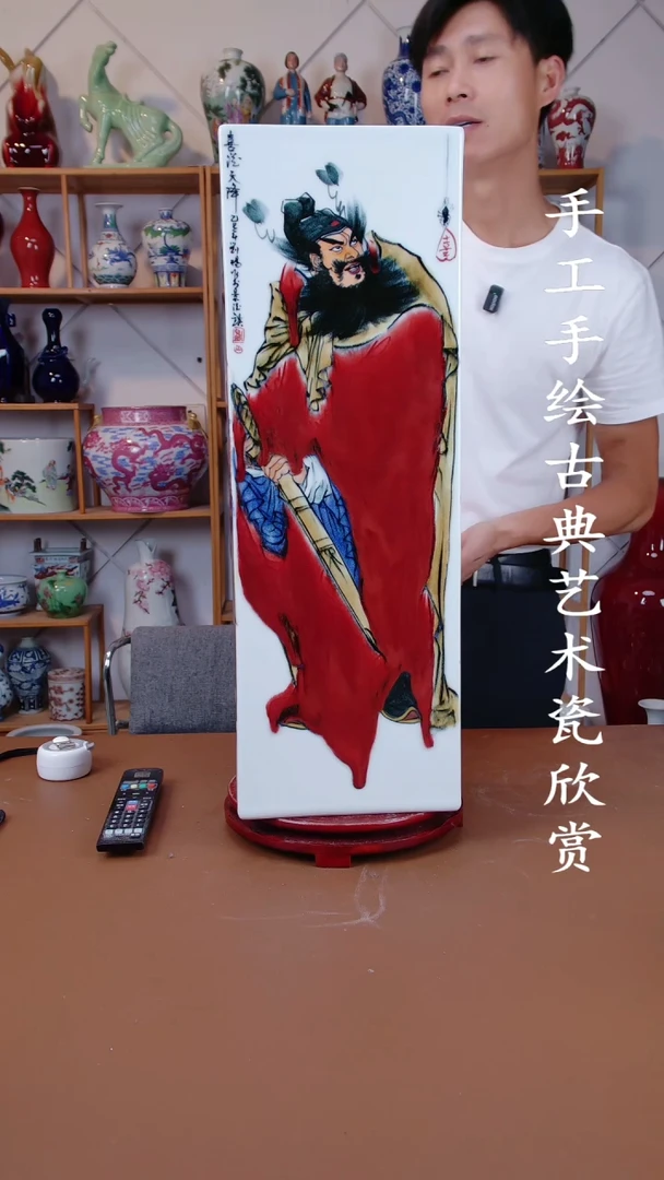 摆件景德镇手工手绘陶瓷摆件95