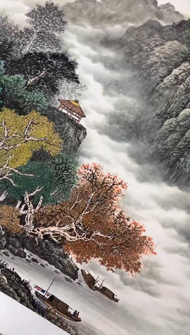 国画34赵隆轩美术馆李庆兴老师作品