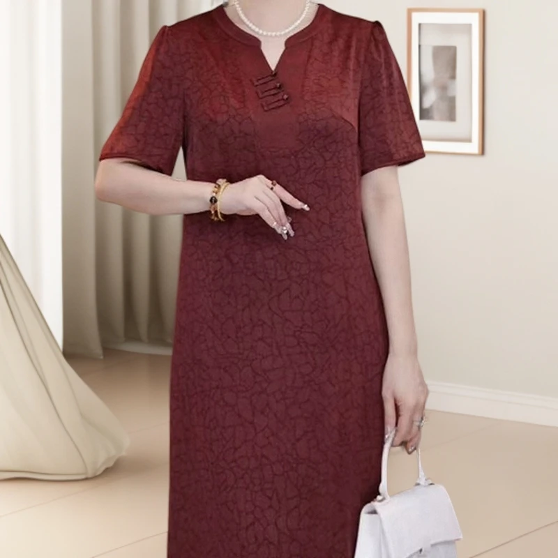 001时尚大码连衣裙夏季新款宽松遮肉显瘦裙子显气质新款连衣裙