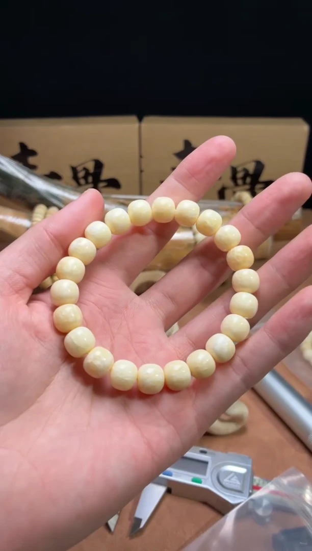 其他猛犸象牙DX-02虬系列10*9mm手串T1