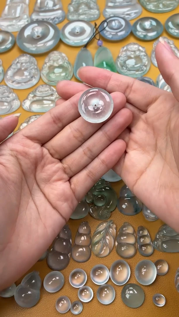 吊坠(不含链)未镶嵌翡翠59 平安扣 24.2 5.9