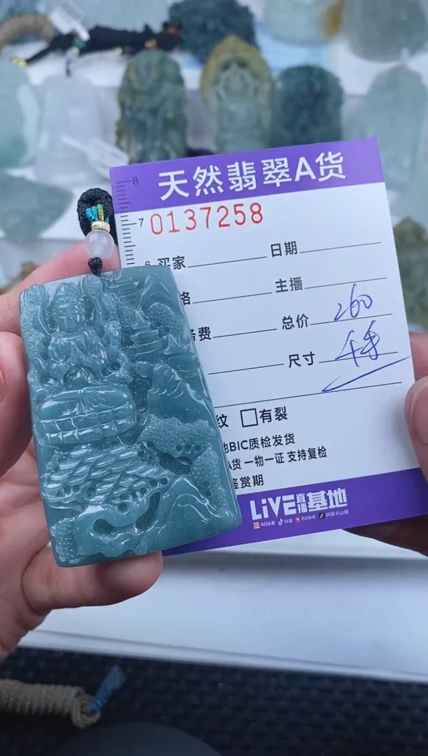 【闪购商品】翡翠颈饰未镶嵌       258