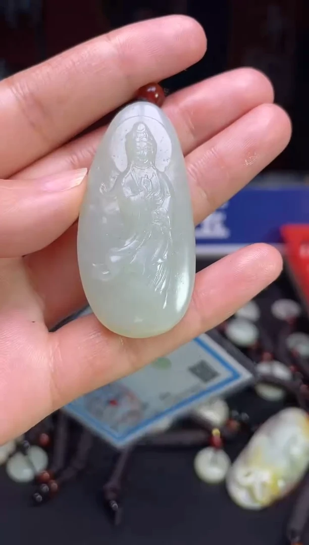 颈饰未镶嵌和田玉123