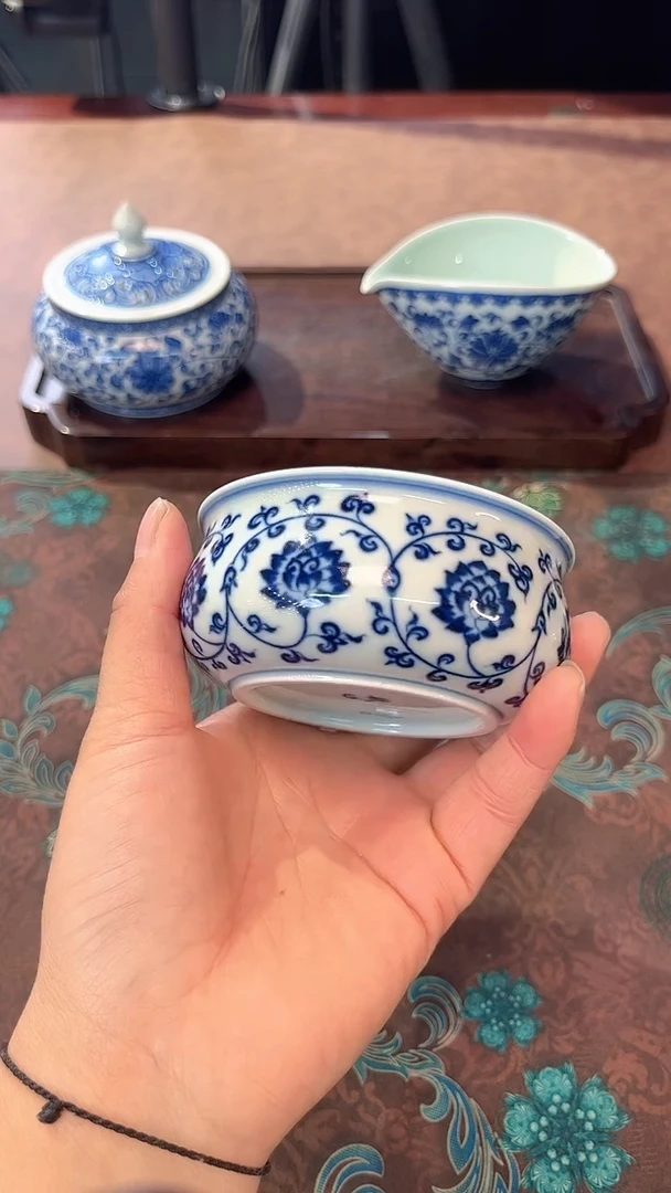 镹曰手工手绘柴窑茶具