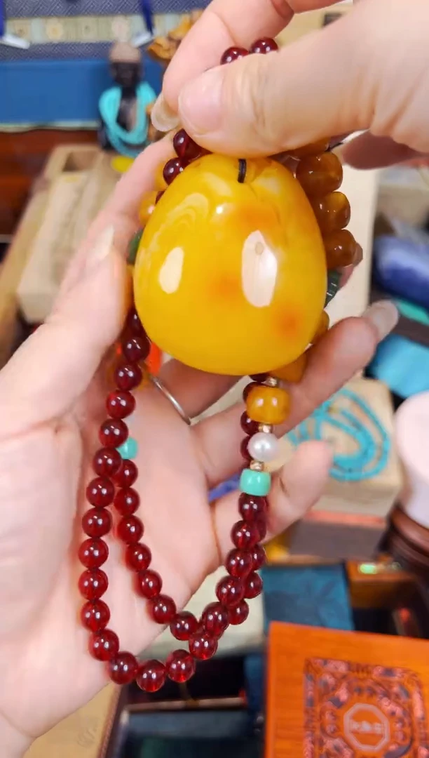 未镶嵌颈饰蜜蜡兰妹专属高端链接c136