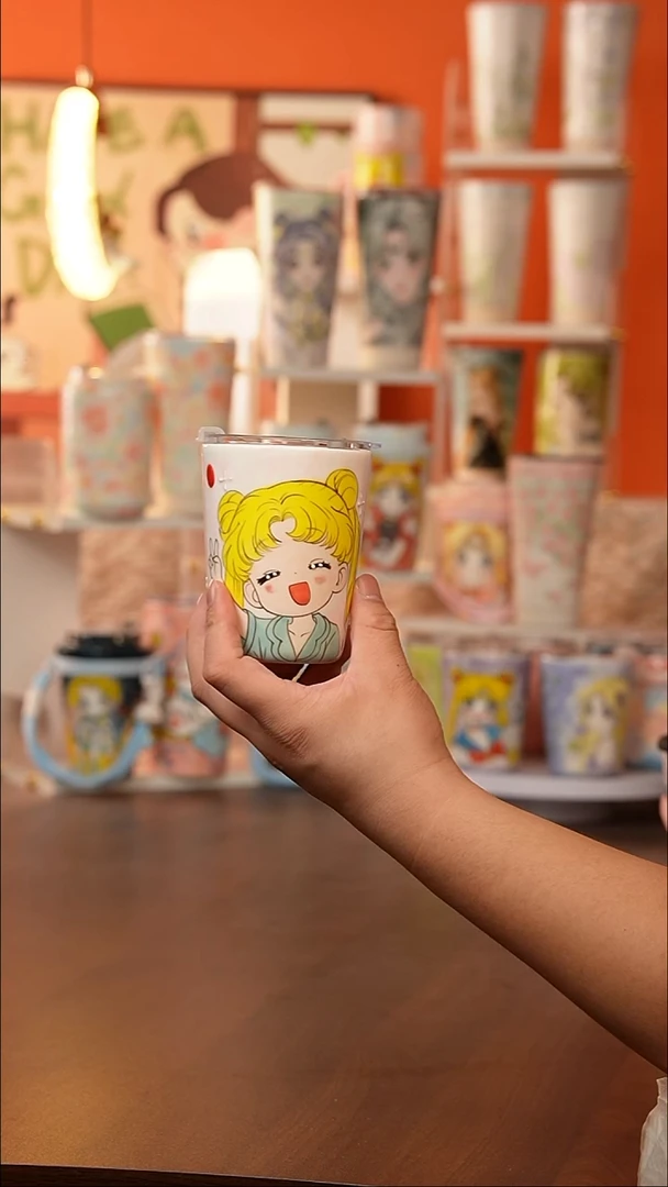 (玉泥）景德镇手工手绘文创陶瓷杯