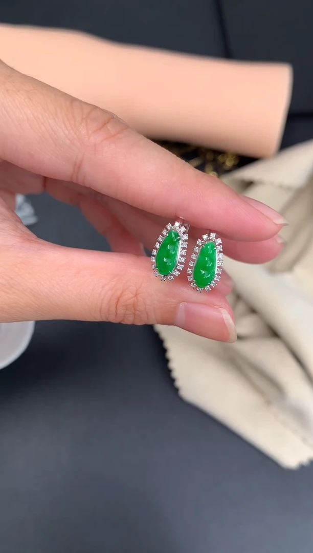定制翡翠18K金镶嵌模式推广期48小时鉴赏期