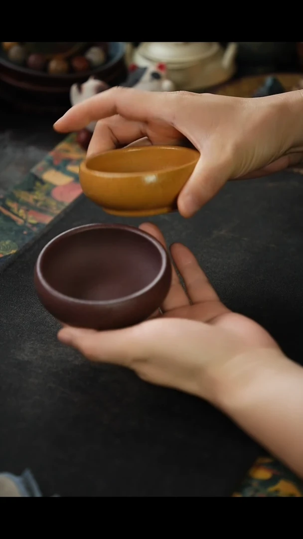 紫泥黄金段光素普洱杯234234