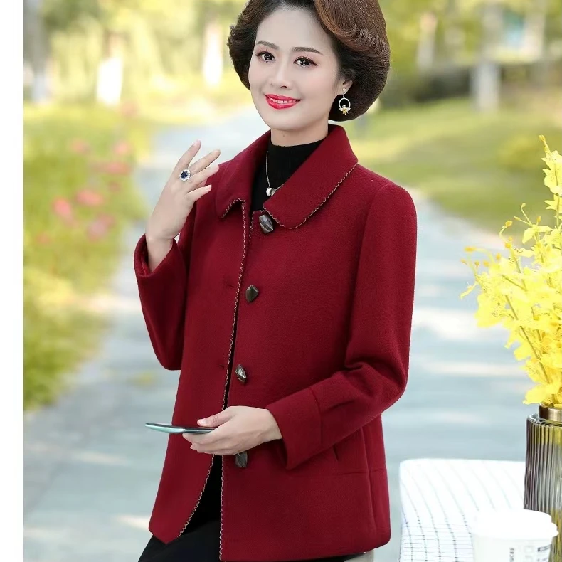 【701-750】断码特价中老年妈妈装秋冬时尚百搭外套