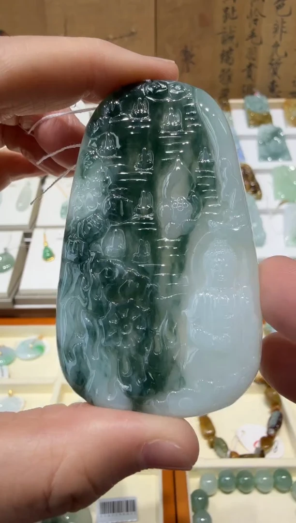 未镶嵌挂件翡翠A货翡翠多样性孤品