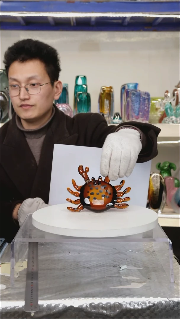 【闪购商品】琉璃【幻彩】宽17精品琉璃正常手工痕迹