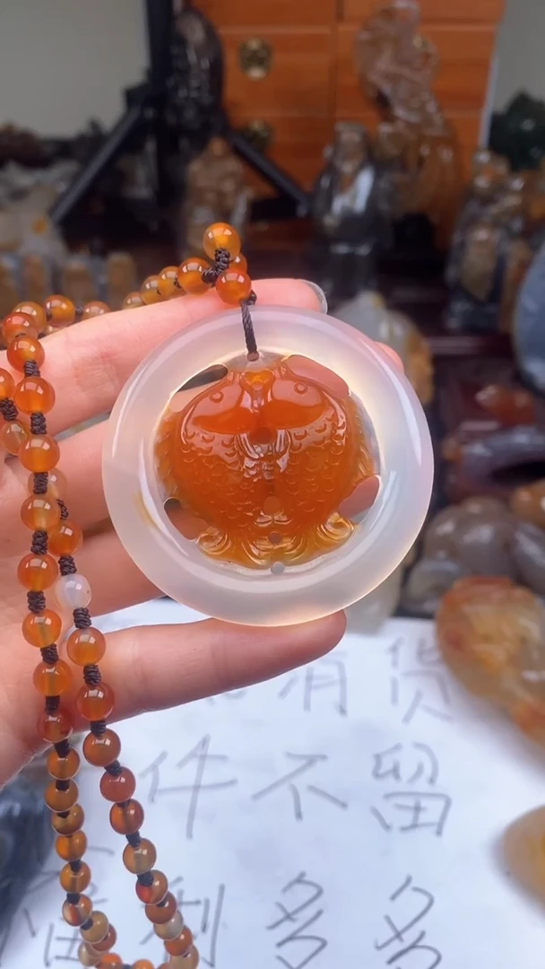 【闪购商品】玛瑙/玉髓颈饰未镶嵌AA