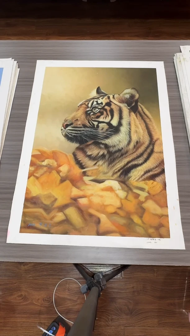 油画【86号】约90*60cm丨朝鲜原创纯手绘孤品油画丨顺丰包邮