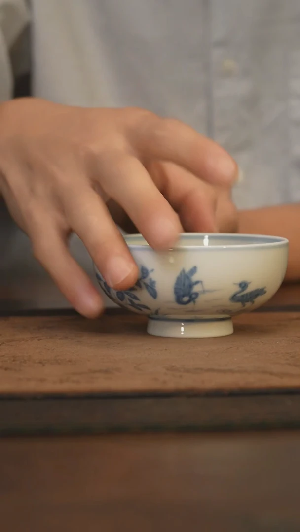 瓷片柴窑青花破价福利